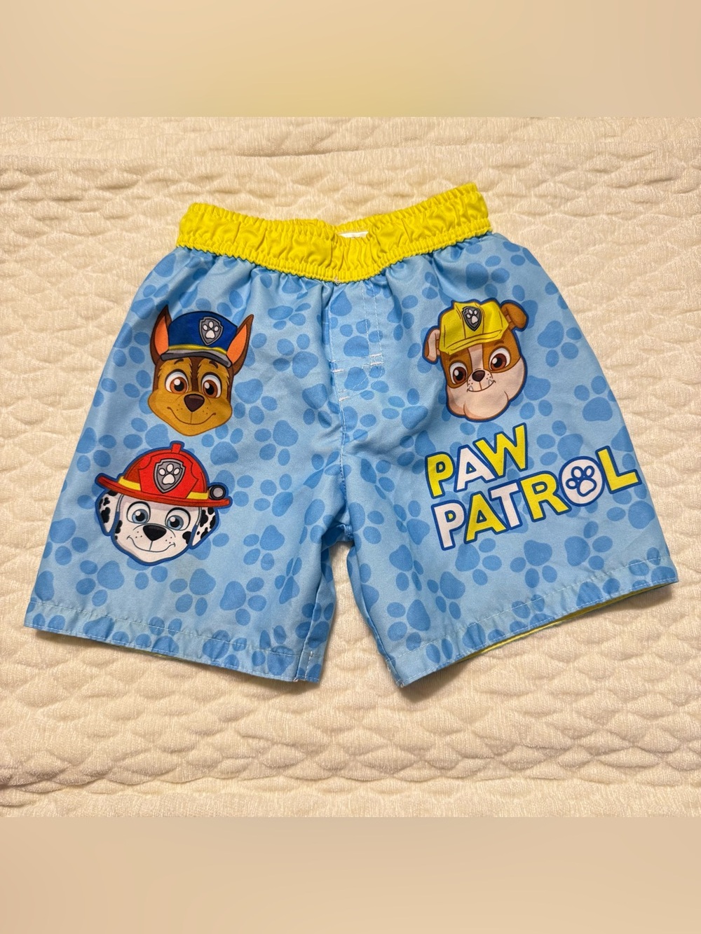 Nickelodeon Paw Patrol Toddler Swim Trunks Size 24 Months Chase Marshall Rubble